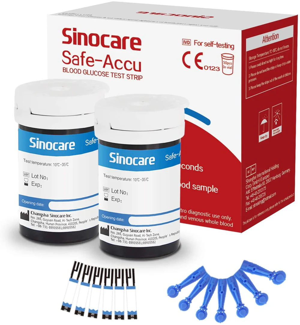 Glucose strips (Sinocare)
